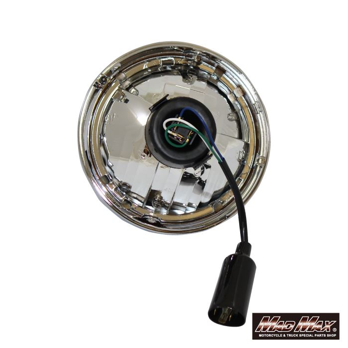 φ180 Multi-Reflector Headlight, Pink Lens, for Kawasaki models