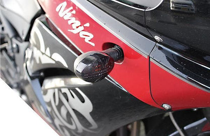Turn Signal Lens, Smoked, Left/Right Common, Ninja 250R (EX250K)/D-Tracker X, 1 pc.