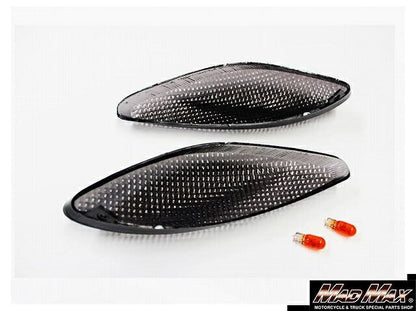 Turn Signal Lens, Front, Smoked, Grand Axis (SB01J/SB06J)