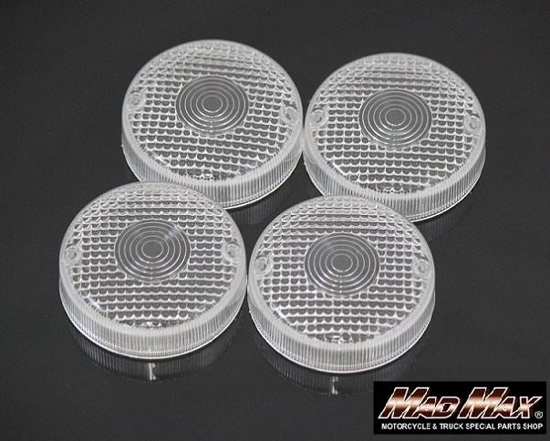 ウインカーレンズ クリア 初期型タイプ SR400/SR500 4枚入り