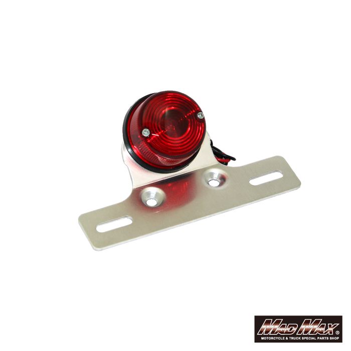 丸型シングルテールランプ(ミニテールランプ) レッド 汎用