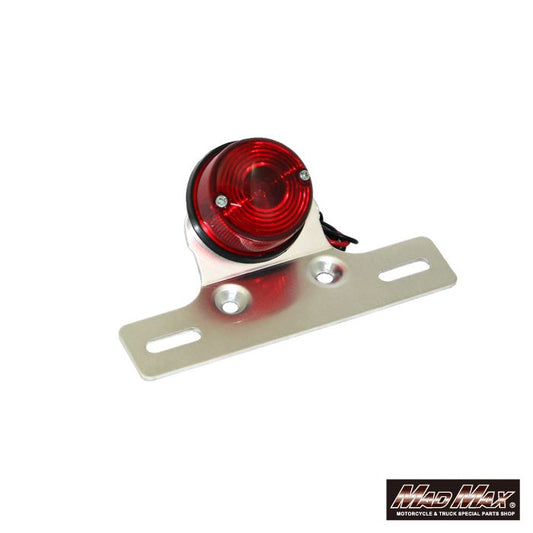 丸型シングルテールランプ(ミニテールランプ) レッド 汎用