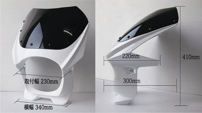 180φビキニカウル/8mm ボルト付き ブルー 汎用