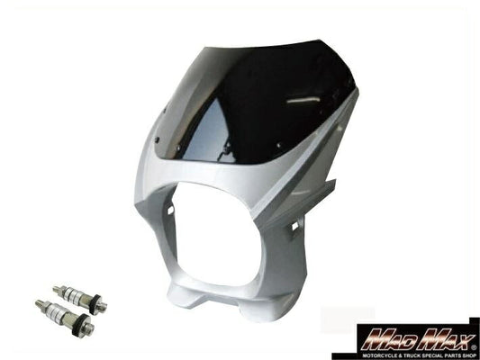 180φビキニカウル/8mm ボルト付き シルバー 汎用