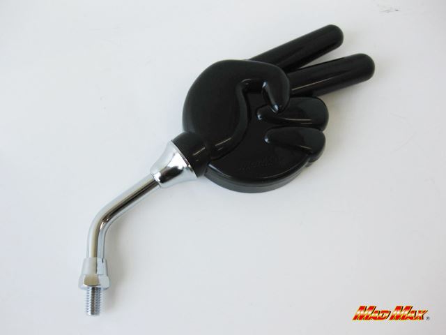 Janken Mini Mirror 8mm Black Left Side
