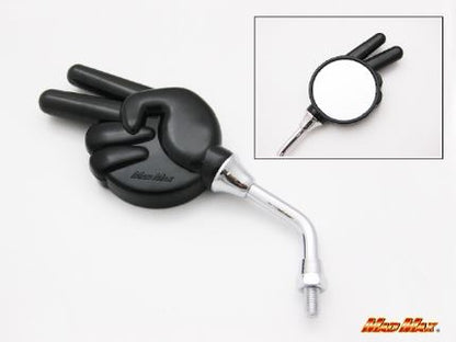 Janken Mini Mirror 8mm Black Right Side