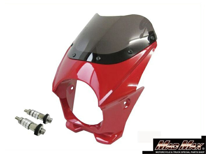 130φビキニカウル 8mmボルト付き レッド 汎用