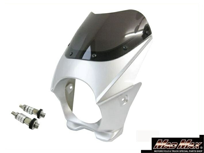 130mm Bikini Cowl with 8mm Bolts, Silver, Universal Fit