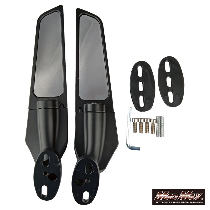 アルミ製 カウリングミラー Mサイズ 汎用 左右セット