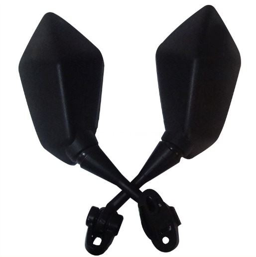 カウルミラー ブラック スクエア 汎用 左右セット