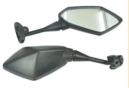 カウルミラー ブラック スクエア 汎用 左右セット