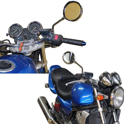 Z2 Type Mirror Short Stem 10mm Chrome Universal (Right-hand Thread Vehicles) 1 pc.