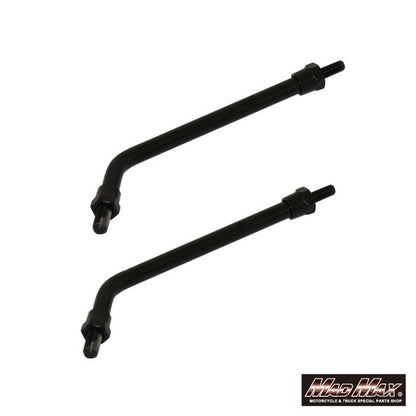 Z2タイプ ロングミラーステー 10mm ブラック 汎用 2本入り