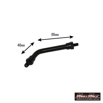 Z2 Type Short Mirror Stays 10mm Black Universal (1 piece)