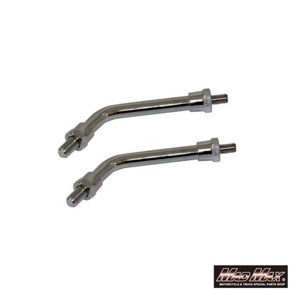 Z2タイプ ショートミラーステー 10mm メッキ 汎用 2本入り
