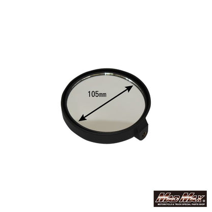 Z2タイプミラー 単体 ブラック 汎用