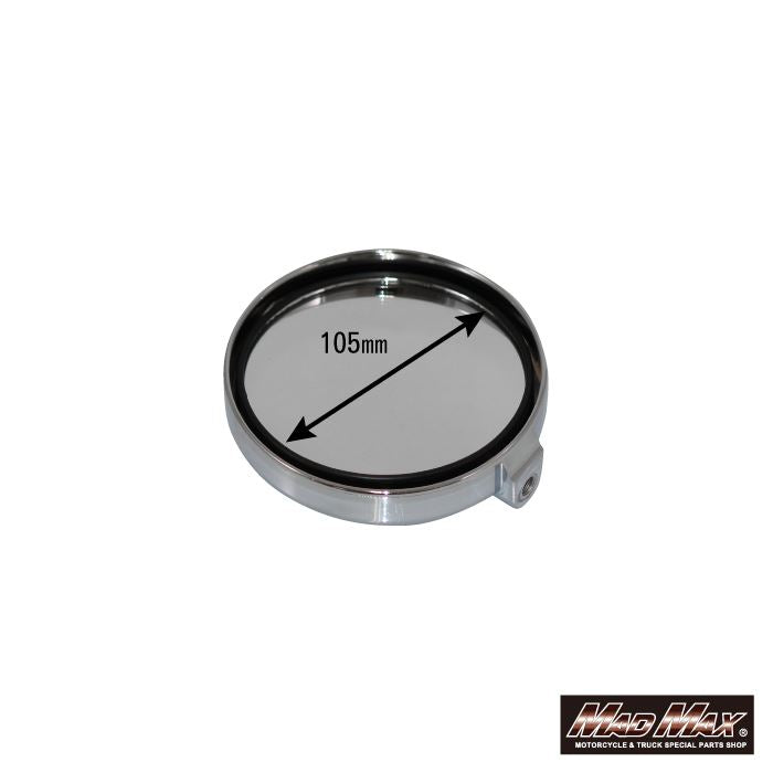 Z2 Type Mirror, Single Unit, Chrome Plated, Universal