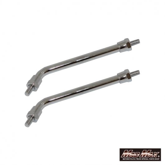 Z2タイプ 補修 交換用 ミドルミラーステー 8mm メッキ 汎用 2本入り