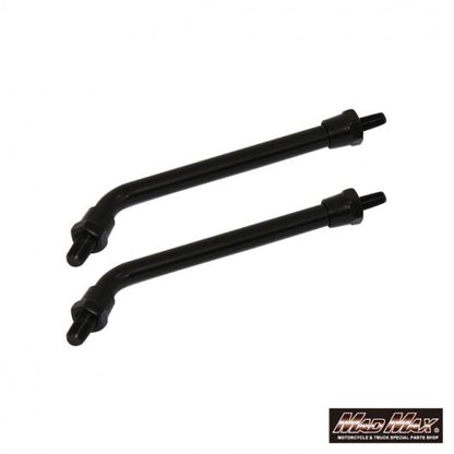 Z2 Type Repair Replacement Middle Mirror Stays 8mm Black Universal 2 Pieces