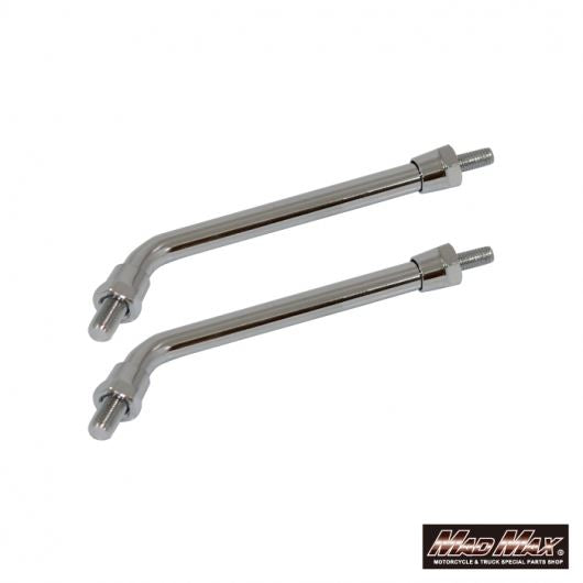 Z2タイプ 補修 交換用 ミドルミラーステー 10mm メッキ 汎用 2本入り