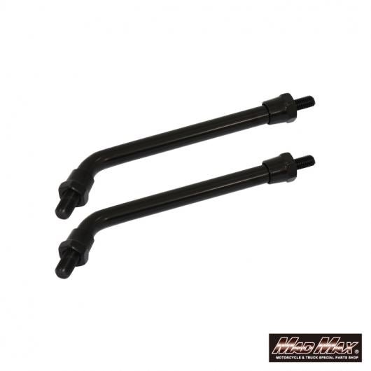 Z2タイプ 補修 交換用 ミドルミラーステー 10mm ブラック 汎用 2本入り