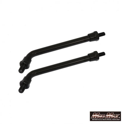 Z2タイプ 補修 交換用 ミドルミラーステー 10mm ブラック 汎用 2本入り