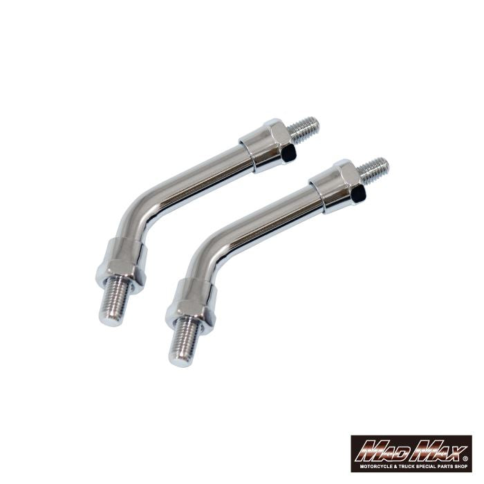 Z2タイプ ミラー 補修 交換用 ベリーショートステー 10mm メッキ 汎用 2本入り