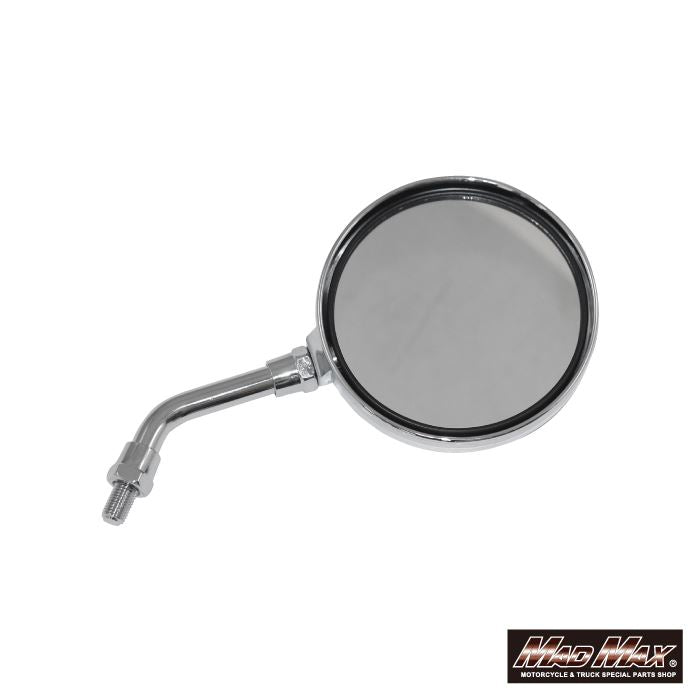 Z2 Type Mirror, Very Short Stay, 10mm, Chrome, Reversible for Left/Right, Universal (for bikes with regular thread), 1 piece