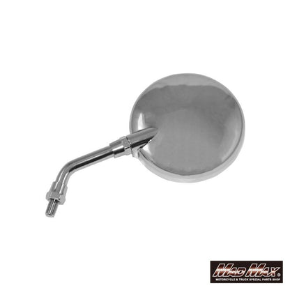 Z2 Type Mirror, Very Short Stay, 10mm, Chrome, Reversible for Left/Right, Universal (for bikes with regular thread), 1 piece