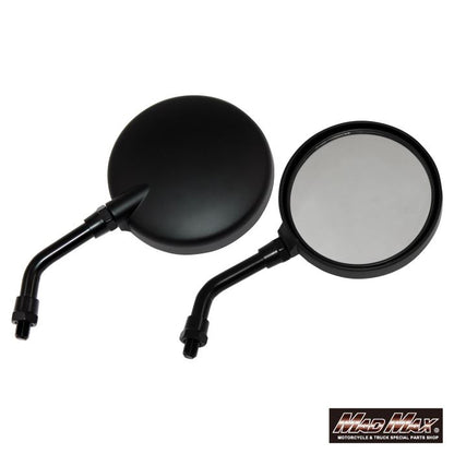 Z2タイプミラー ベリーショートステー 10mm ブラック 左右共通 汎用(正ネジ車) 2本入り