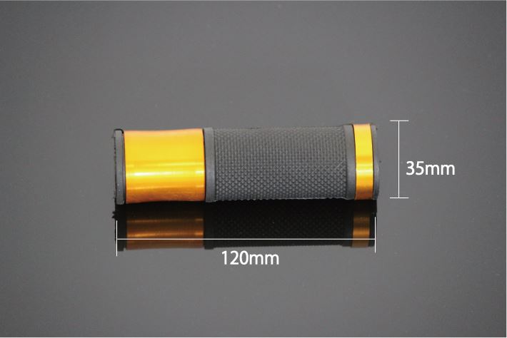 デラックスグリップ ST-201 ゴールド 7/8インチハンドル用/貫通タイプ 汎用