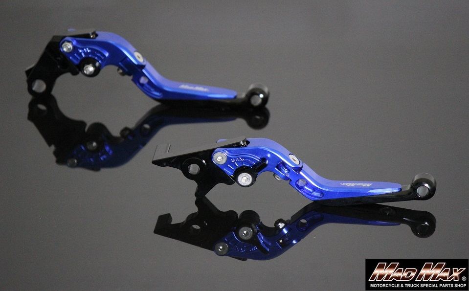 CNC 可倒式アジャスタブルレバーセット ブルー グロム CBR250R