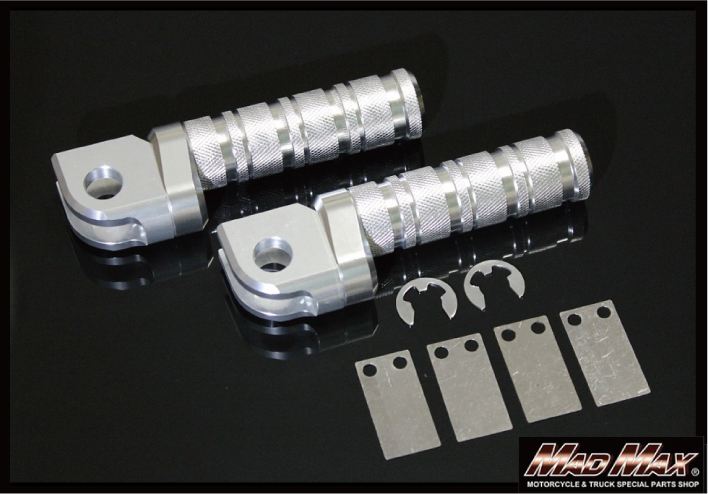 Anodized Aluminum Main Steps for Kawasaki Vehicles Silver Zephyr Ninja 250/1000