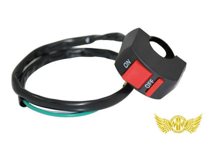 切るスイッチ 2本配 ON/OFF 21mm 汎用