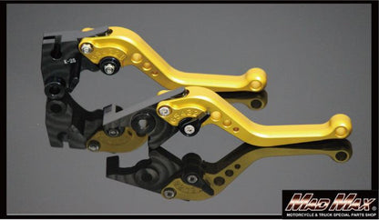 6-Position Adjustable Billet Short Levers Gold for Z125 PRO