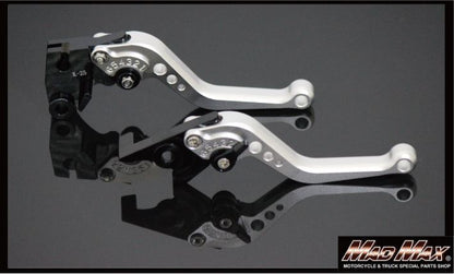 6-Position Adjustable Billet Short Levers Silver Z125 PRO