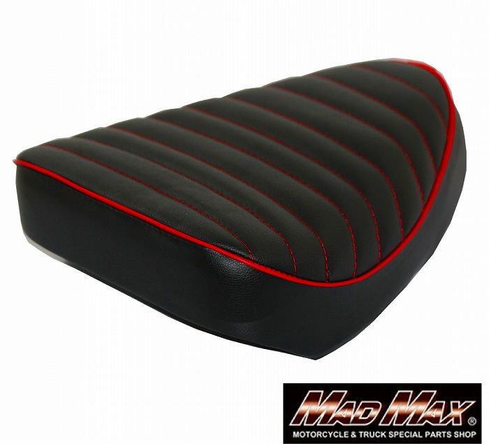 カスタムシートASSY タックロール ブラック/レッド スーパーカブ C50/C70/C90