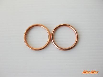 マフラーガスケット 外径39mm 2個入 Z250FT エリミネーター250
