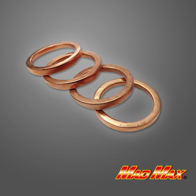マフラーガスケット 肉厚タイプ 外径39.5mm 4個入 ゼファー400/750 Z400FX