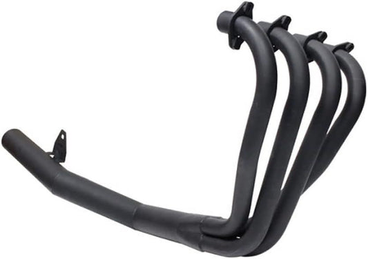 機械曲げ ショート管マフラー ツヤ消しブラック ゼファー400/カイ