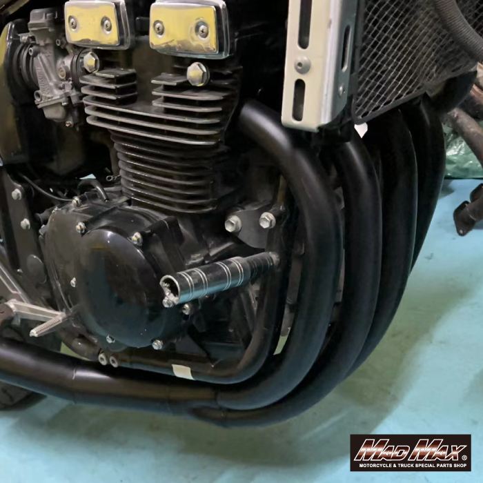ショート管マフラー ブラック GSX400インパルス