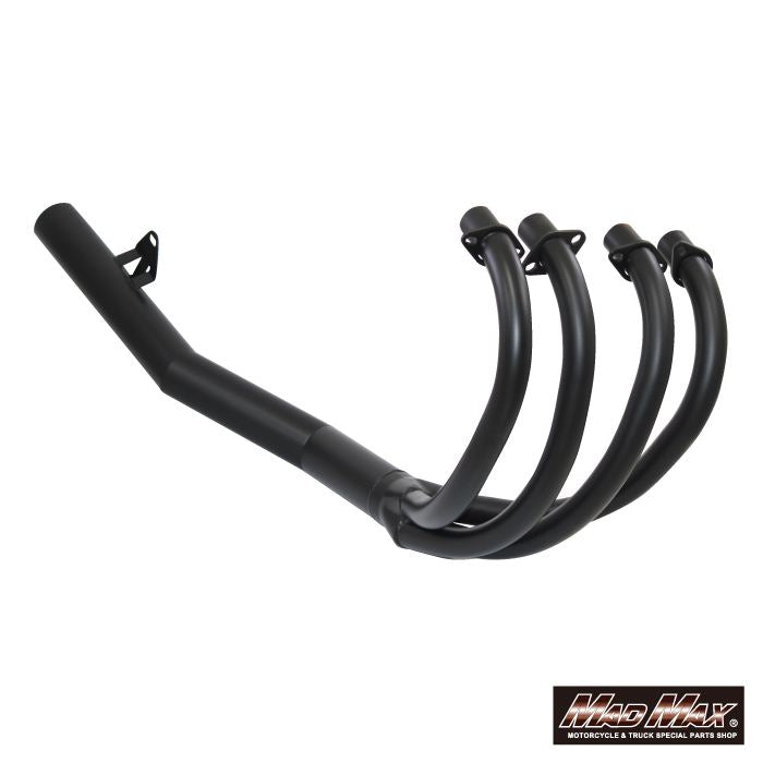 Hand-Bent Style Short Exhaust Black for Kawasaki Zephyr 750/RS