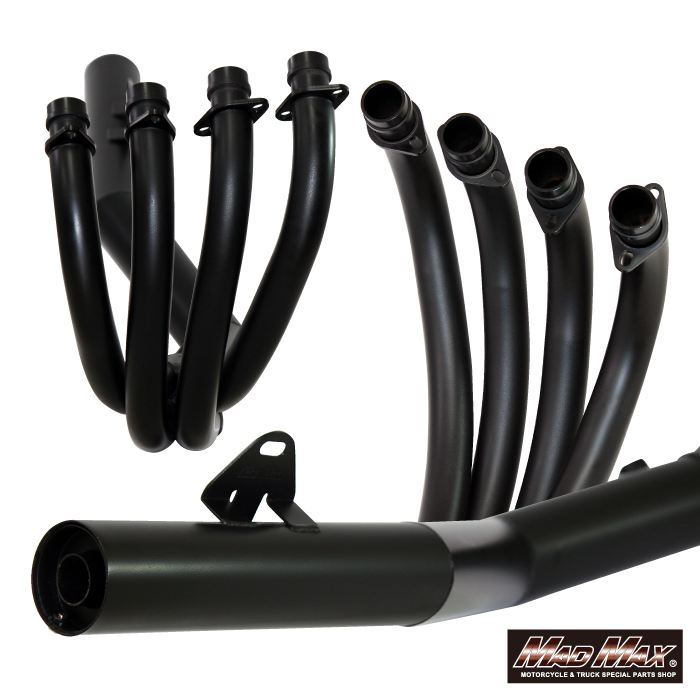 Short Exhaust Pipe, Black - Z900RS/Cafe