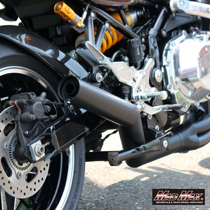 Short Exhaust Pipe, Black - Z900RS/Cafe