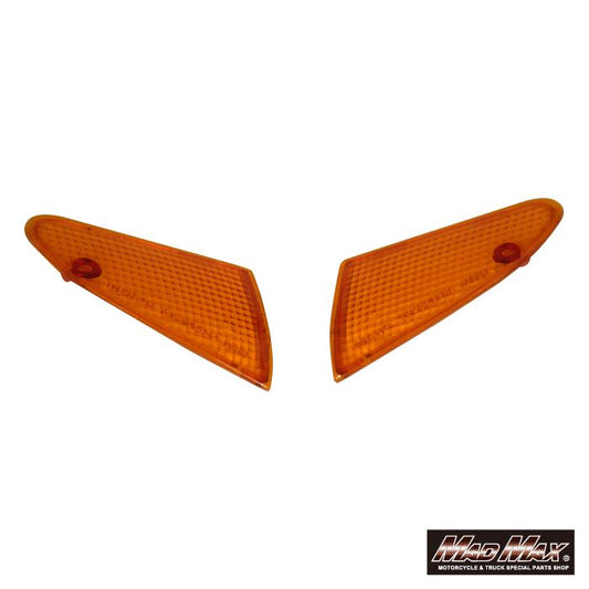 純正タイプ ウインカーレンズ フロント用 オレンジ レッツ2(CA1KA)