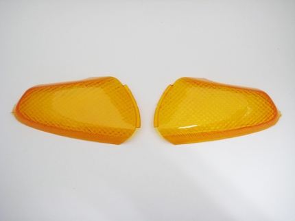 Genuine Type Turn Signal Lens, Rear, Orange - Lets 1/Lets 2