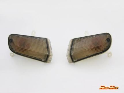 Genuine Type Turn Signal, Front, Smoked, Left and Right Set, Lead 50/90
