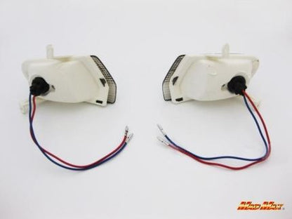 Genuine Type Turn Signal, Front, Smoked, Left and Right Set, Lead 50/90