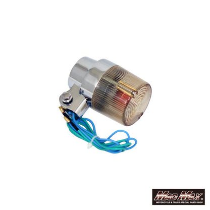 丸型ヨーロピアンウインカー 取付ステー付 黄ばみ 2個セット 汎用