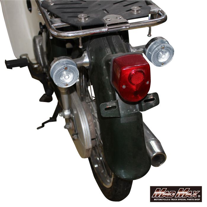 ウインカーレンズ クリア 1個 スーパーカブ50/70/90 スタンダード/デラックス用